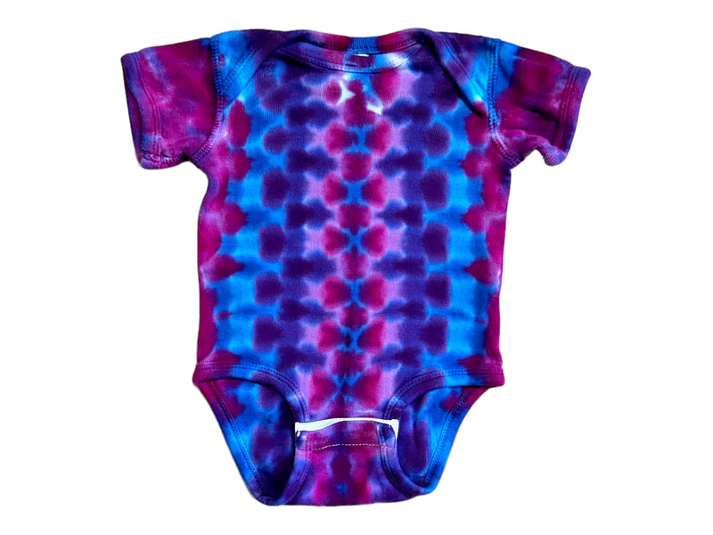 tie dye baby purple romper onesie infant outfit hippie baby rainbow baby