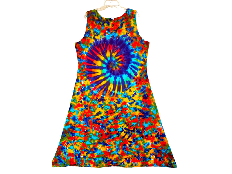 Women's Tie Dye Dresses tank dress long sleeve dress mini dress maxi dress deadhead dress hippie dress